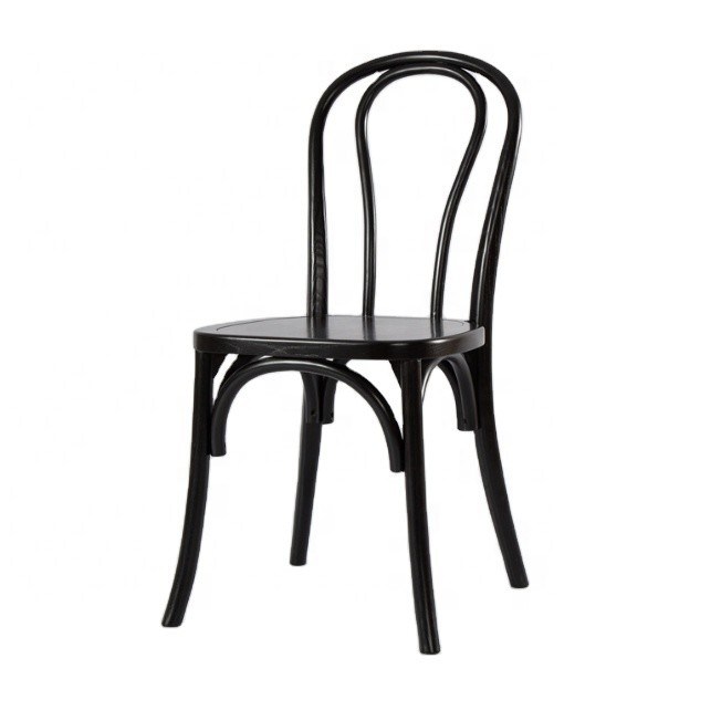 Matériau chinois d'acajou et de rotin Meubles de maison nordiques Charpente en bois Chaise à manger de banquet avec bois massif empilable