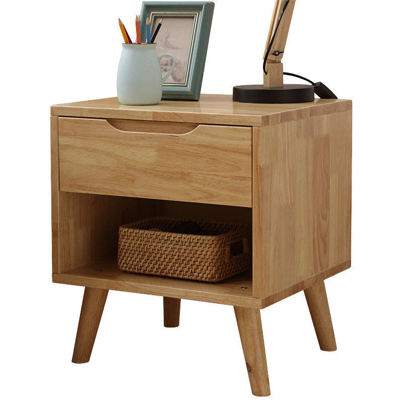 Table de nuit en bois massif Armoire de rangement à la mode pour la décoration des chambres à coucher et du salon