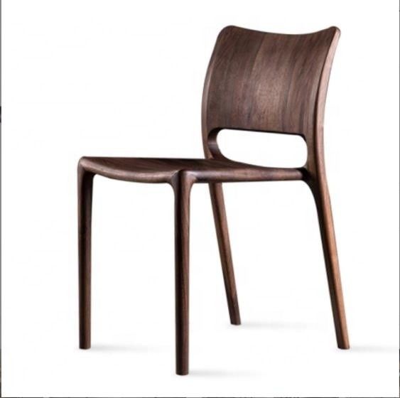 Ajoutez une touche de luxe à votre café et votre restaurant avec une chaise de salle à manger en bois massif nordique plié