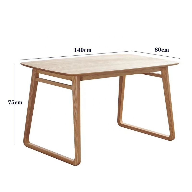 Table à manger en bois rectangulaire pour la décoration de la salle à manger