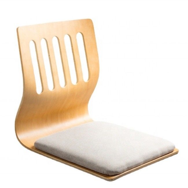 Le fauteuil Tatami sans jambes en bois est l'ajout parfait à votre banquet ou à votre salle à manger.