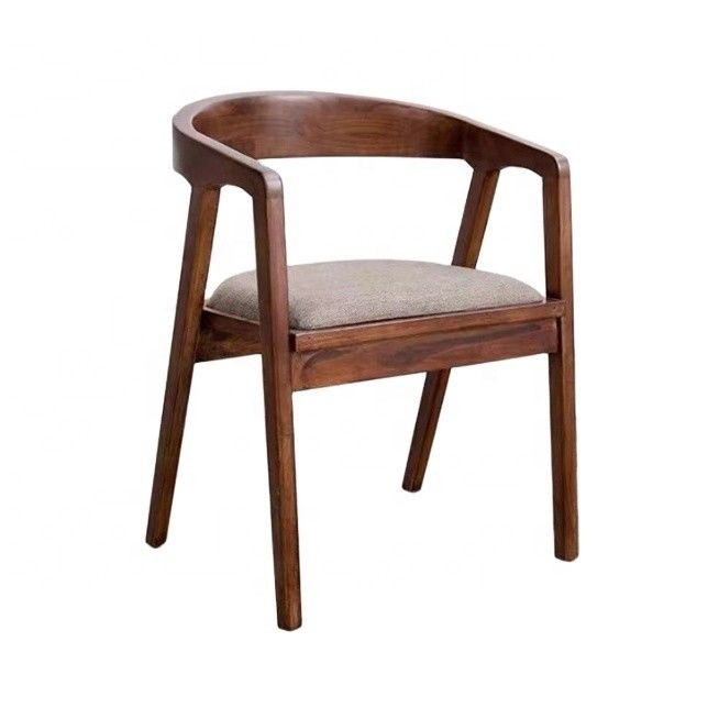 Deux ans de garantie Chaise en bois avec accoudoir Pour la salle à manger