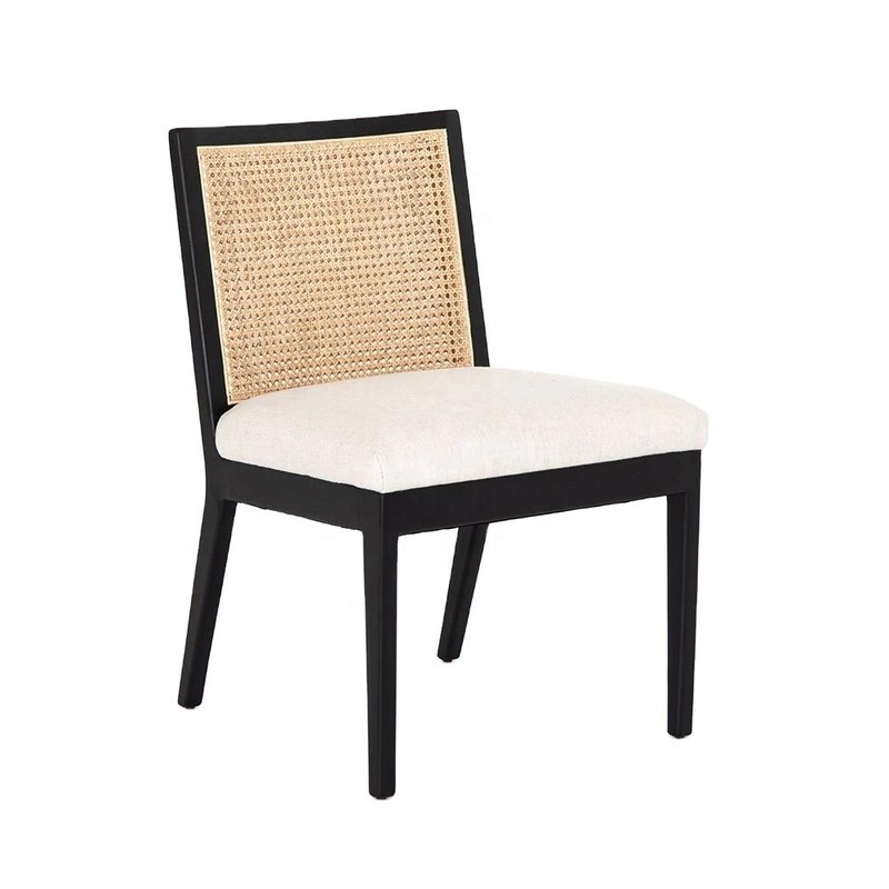 Meilleur style français Rattan Back Massif bois de chêne ancienne chaise à manger style de design moderne pour spécifique