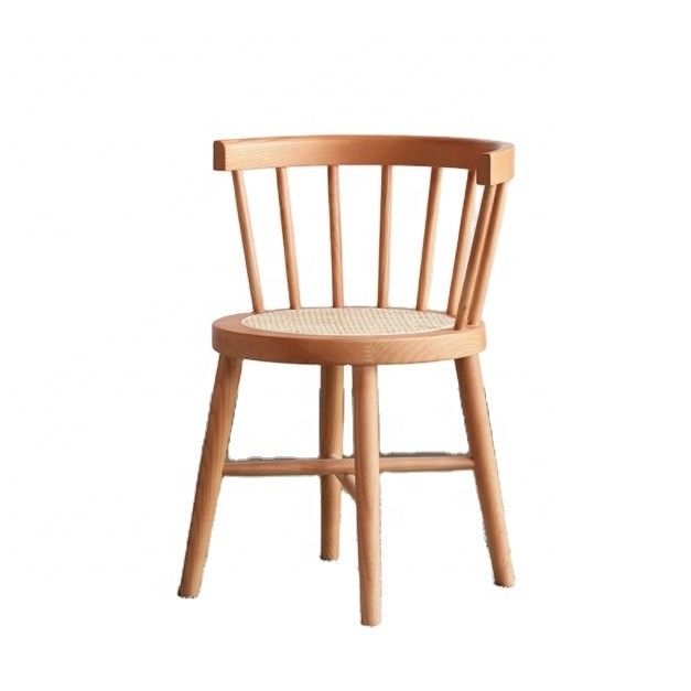 Salle de séjour Leisure Restaurant médiéval Chaise à manger avec design en bois rétro et limite de poids de 120 kg