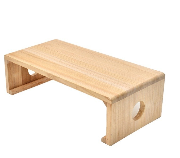 Table à café de design moderne pour le salon de la villa meubles en bois massif