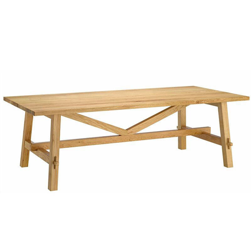 Table à manger rectangulaire de style nordique pour hôtels et restaurants