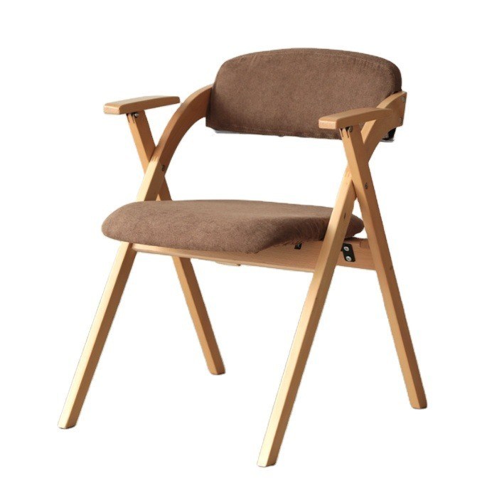 Meubles résidentiels durables Chaise pliante en bois pliable moderne pour restaurant et salon