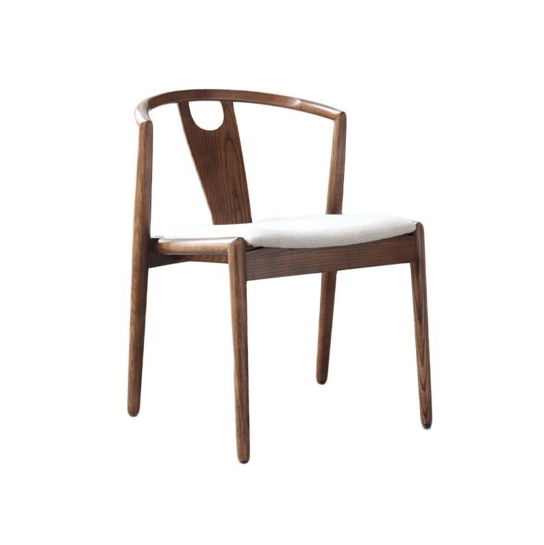 Emballage du courrier N Meubles de salle à manger Moderne en bois massif en PU cuir/tissu Chaise empilée pour le restaurant et le salon