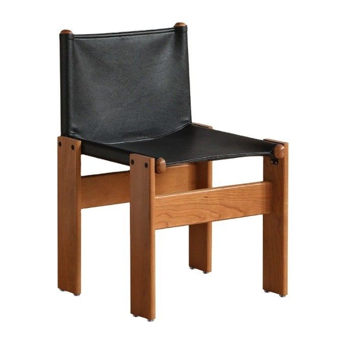 Chambre à manger en bois classique italien de luxe moderne en cire d'huile en cuir