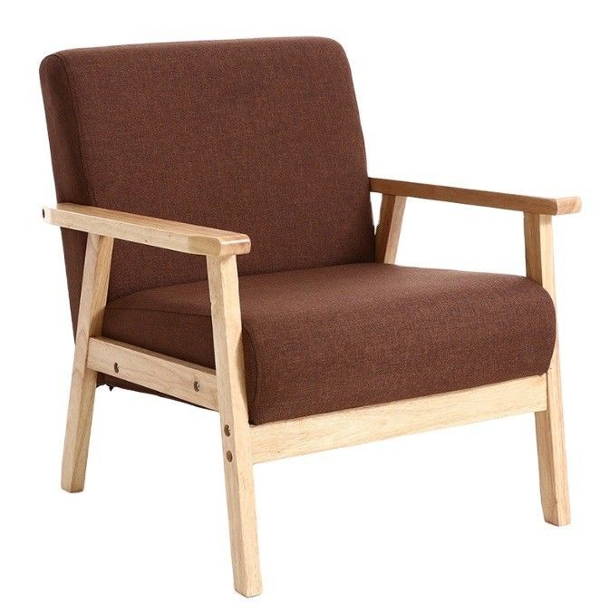 Conception moderne Nitrolacquer Finition Canapé en bois Chaise pour la maison Meubles Salon Hôtel