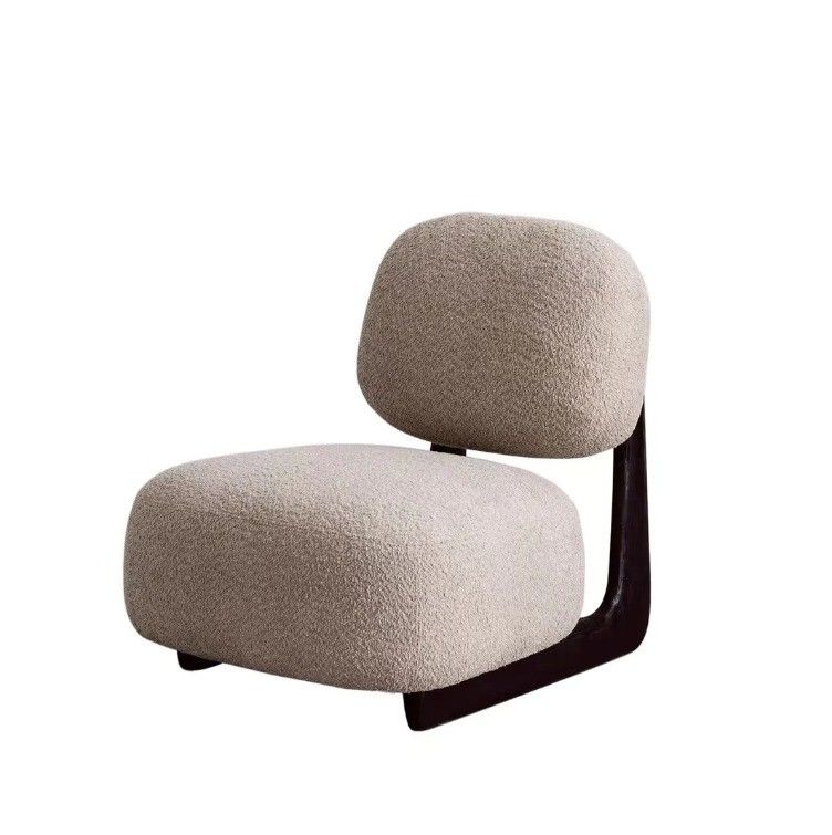 Sofa en bois massif salon de loisirs tissu meubles de salon chaise nordique 50 pièces chaise de canapé en bois moderne chaise rembourrée