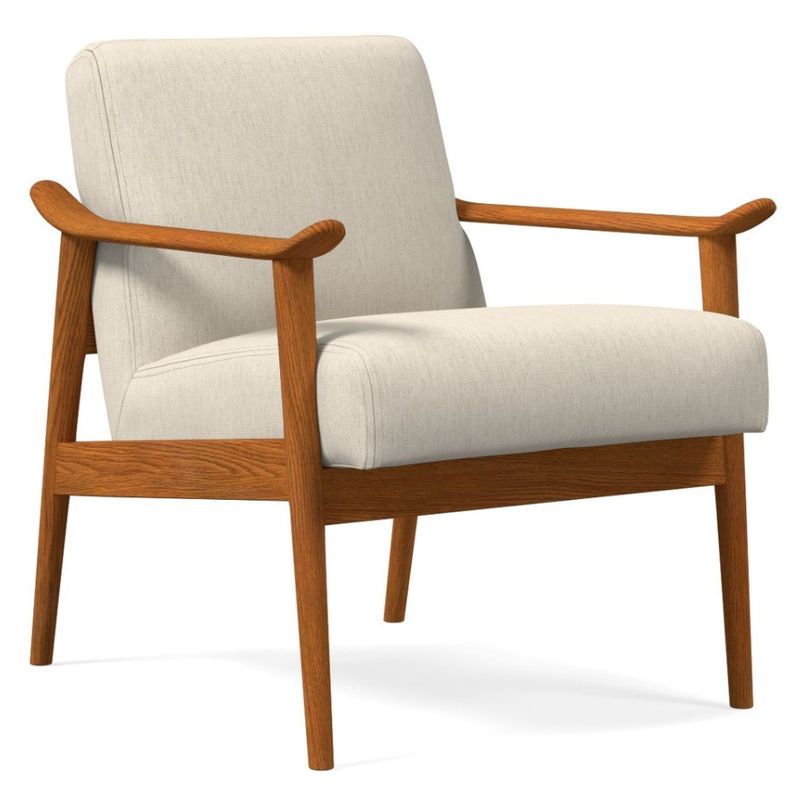 Ajoutez du confort et de l'élégance à votre salon avec le salon de loisirs en bois massif fauteuil canapé en bois W67*D79*H78 CM