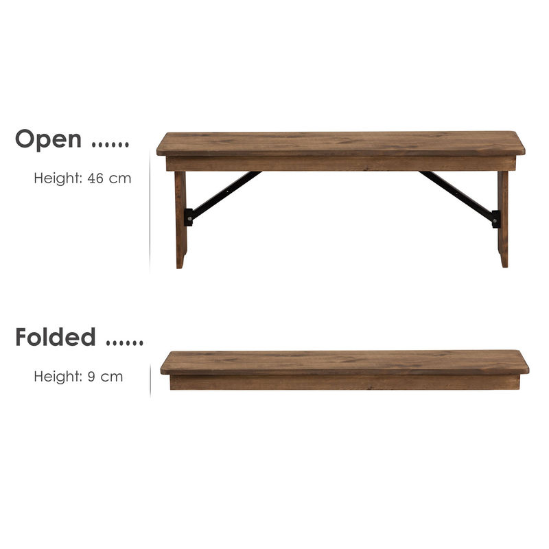 Table à manger en bois massif avec un design moderne simple et une construction solide
