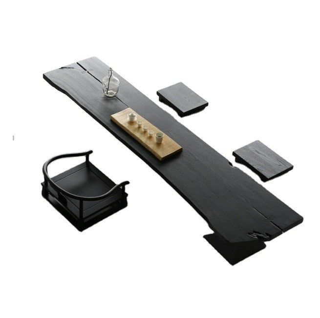 Design japonais salle à manger en bois massif salon restaurant chaises personnalisées finition en nitrolacquer pour les meubles