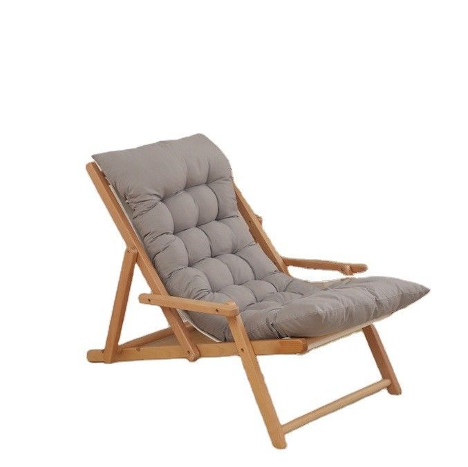 Chaise de canapé pliant en bois moderne Meuble de salon de style nordique avec couleur personnalisée et finition nitrolacque