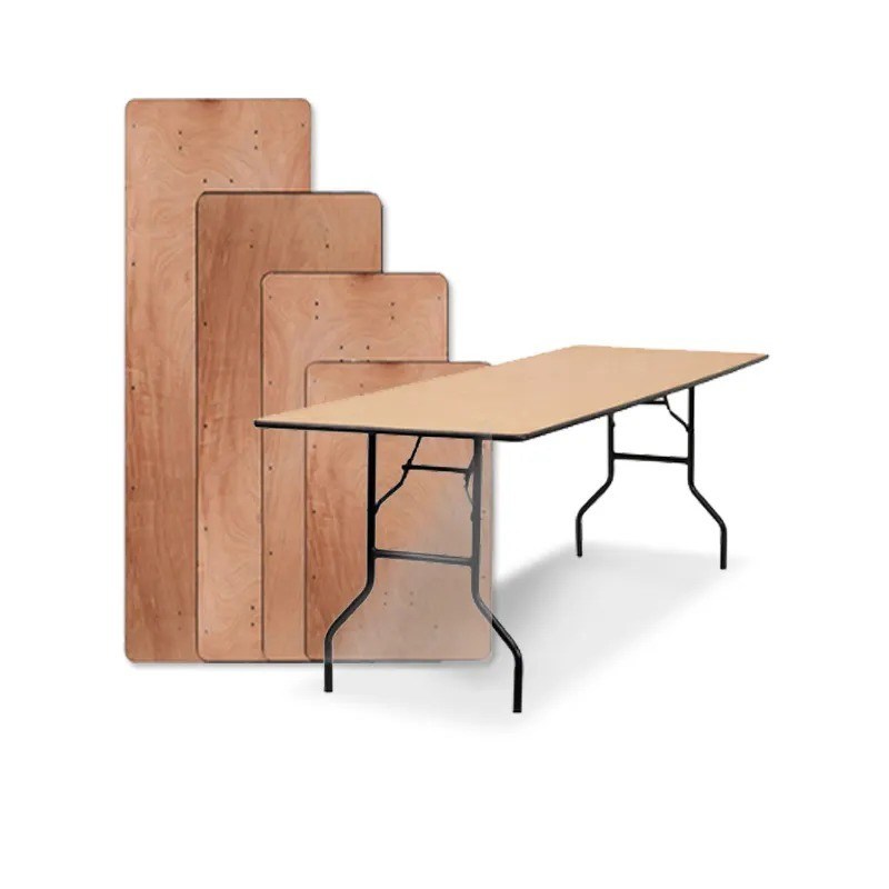 Table à manger spécifique Finition Nitrolacque de style industriel Fer de bois Restaurants Tables à manger en bois massif