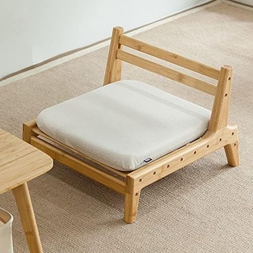 Accueil Meubles japonais Tatami Bois fauteuil de thé sans jambes au sol avec support arrière OEM/ODM OUI