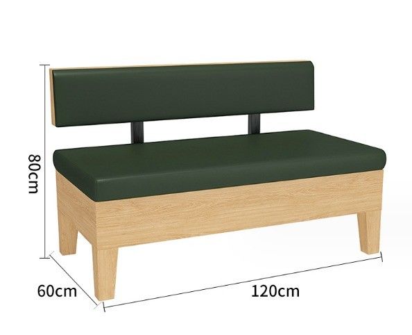 Chaise en bois massif de design nordique moderne salon en cuir PU canapé chaises en bois stand pour une expérience de siège confortable