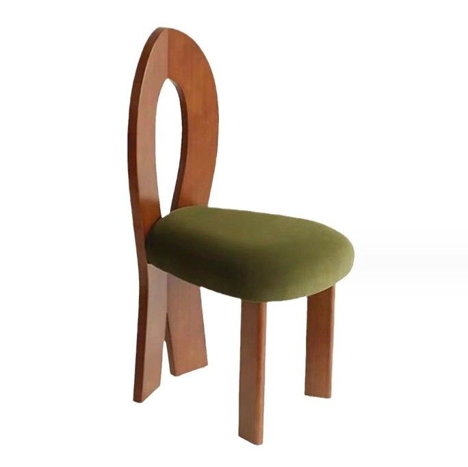 Emballage du courrier N Meubles de salon Design moderne Siège souple en laine d'agneau en bois Siège de salle à manger pour hôtel et maison