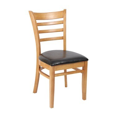 N Étagère de restaurant en bois Chaise arrière pour manger Chaise en bois massif personnalisée