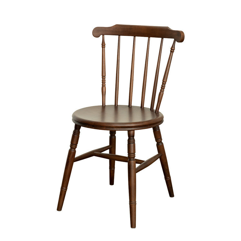 Pas de fauteuil de cuisine en bois massif de style nordique de luxe parfait pour la salle à manger