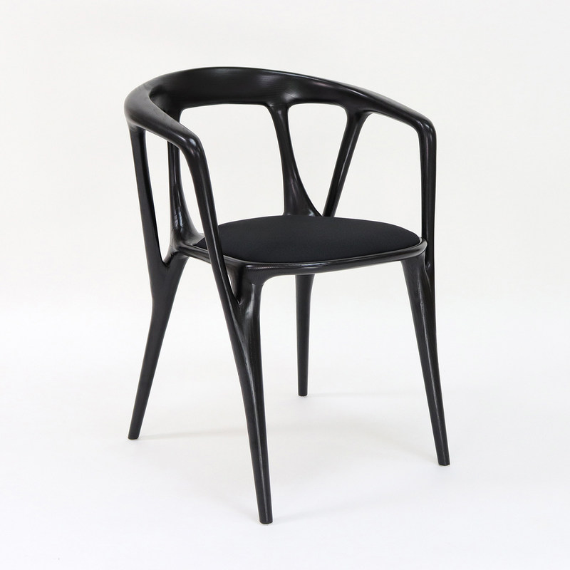 2024 Vintage Nitrolacquer Finition en bois Artistique sur mesure Meubles Tissus Tapisseries Chaise à manger pour restaurant