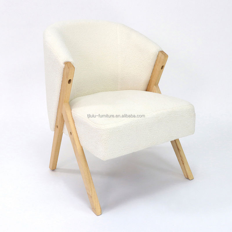 Chaise de canapé en bois massif naturel Design nordique pour le salon Meubles de couleur naturelle Style de loisirs